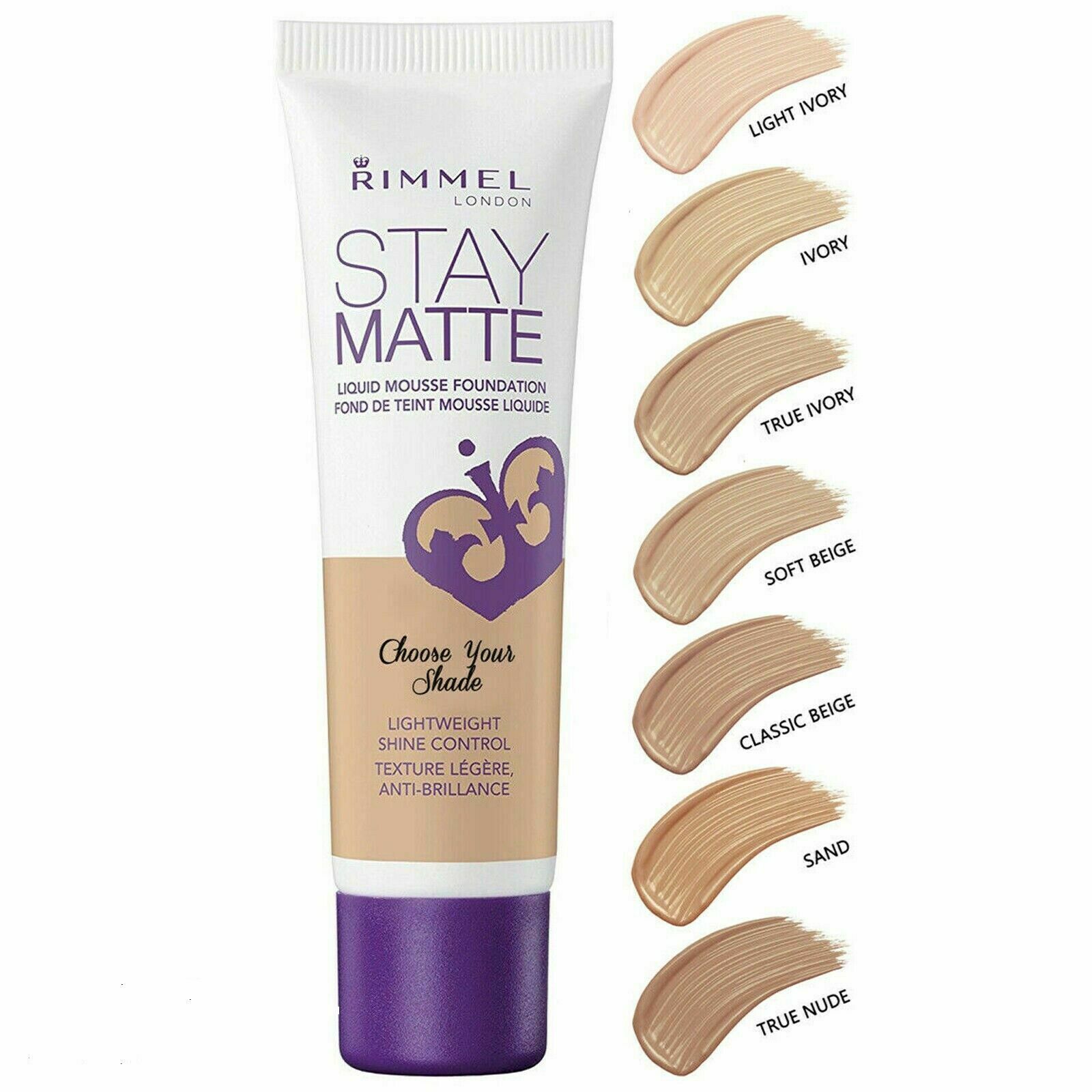 Rimmel stay matte liquid deals mousse foundation soft beige